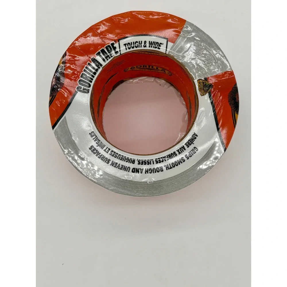 Gorilla Tape Tough & Wide White Duct Tape 2.8 in x 25 yd Extra Strong Adhesive